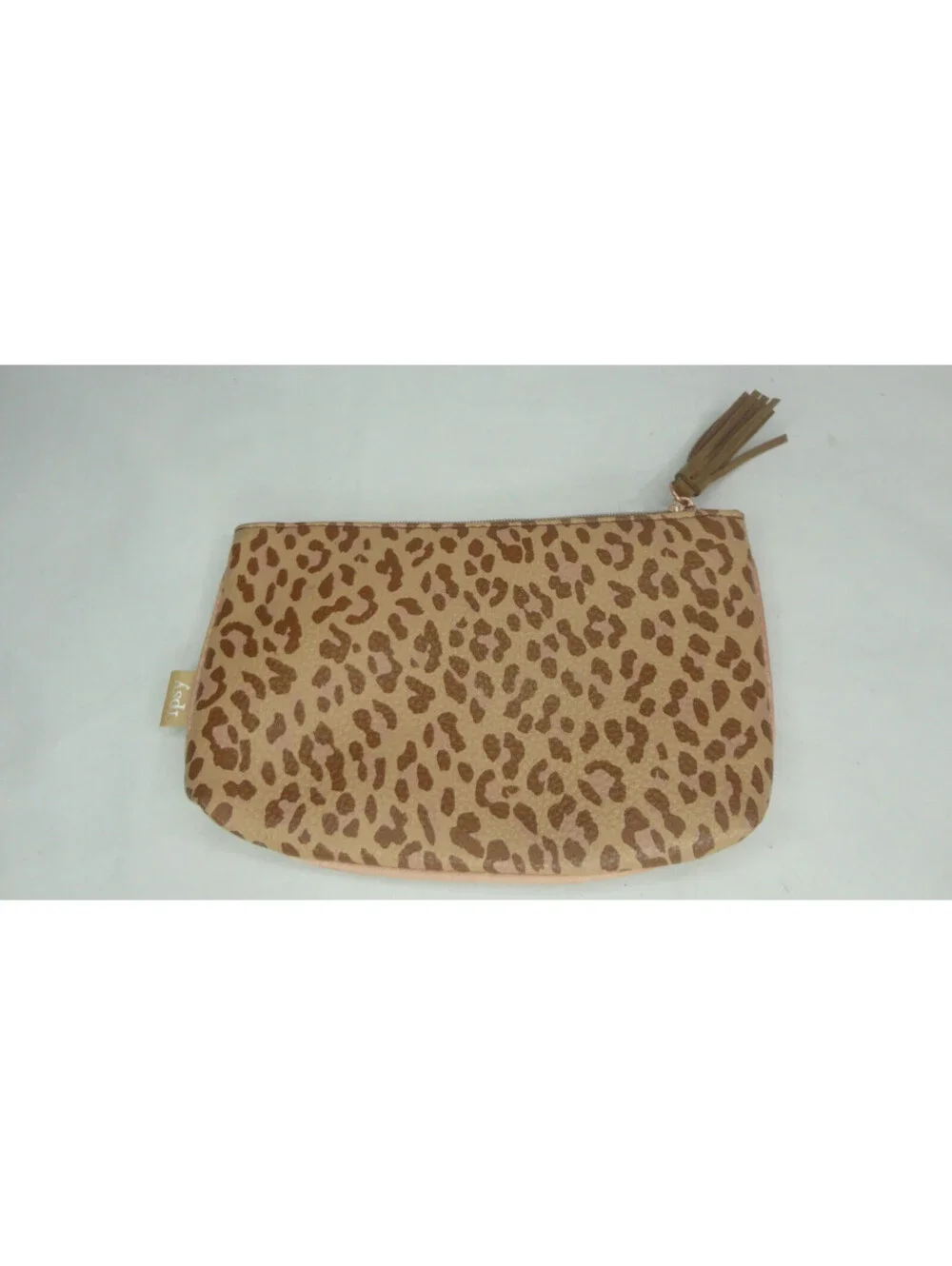 Ipsy Small Cheetah Print Cosmetic Makeup Toiletry Pouch
